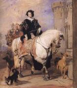 Sir Edwin Landseer Queen Victoria on Horseback (mk25 oil painting